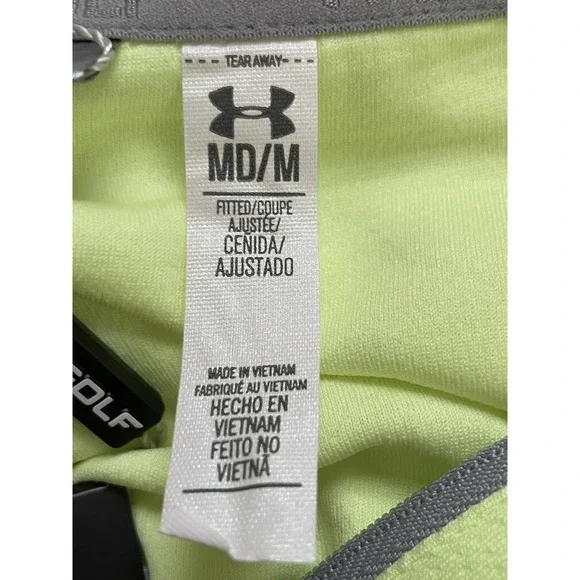 Under Armour Women M Green 1/4 Zip Long Sleeve Golf UPF 50 Order Block Branded - Picture 10 of 16